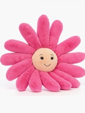 Retired- Jellycat Fleury Gerbera Plush Pink Flower